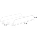 Ver imagem 5 de Trocador de Fraldas Almofadado para Berço Corino Branco - Lyam Decor