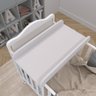 Trocador de Fraldas Almofadado para Berço Corino Branco - Lyam Decor - 3
