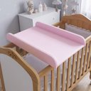 Ver imagem 4 de Trocador de Fraldas Almofadado para Berço Corino Rosa - Lyam Decor