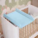 Ver imagem 3 de Trocador de Fraldas Almofadado para Berço Corino Azul - Lyam Decor