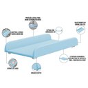 Ver imagem 5 de Trocador de Fraldas Almofadado para Berço Corino Azul - Lyam Decor