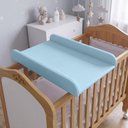 Ver imagem 4 de Trocador de Fraldas Almofadado para Berço Corino Azul - Lyam Decor