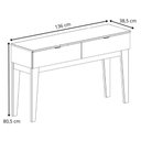 Ver imagem 2 de Aparador Buffet com 2 Portas Basculantes 136cm Multimóveis CR50286 Arenas/Lâmina Mel