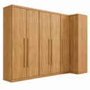 Ver imagem 1 de Guarda-Roupa Modulado Dallas 6 Portas 3 Gavetas com Cabideiros