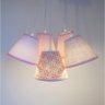 Luminária Pendente Menina Crie Casa Tons de Rosa - 3