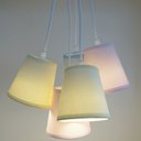 Ver imagem 3 de Lustre Pendente Cacho 5 Cúpulas Candy Colors