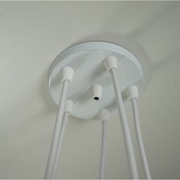 Lustre Pendente Cacho Mix Crie Casa Estampado Turquesa - 4