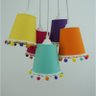 Lustre Pendente Cacho PomPom Crie Casa Colors - 3