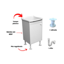 Ver imagem 2 de Balcão Lavanderia 46cm com Tanque 22 Litros Válvula e Sifão