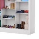 Ver imagem 5 de Guarda Roupa Casal Fortaleza 3 Portas Com Espelho Carioca Móveis