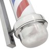 2 Barber Pole Poste Barbearia Giratório Iluminado 55cm Pequeno Barbeiro Colorido Megan Sb55 - 110v - 5