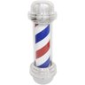 2 Barber Pole Poste Barbearia Giratório Iluminado 55cm Pequeno Barbeiro Colorido Megan Sb55 - 110v - 3