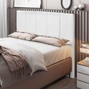 Ver imagem 4 de Cabeceira Cama Box Casal Queen 160cm Pérola W01 Corano Branco