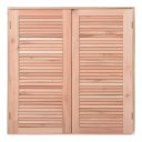 Ver imagem 2 de Janela Guilhotina 2 Folhas Eucalipto Natural 100x100x12cm Pop