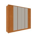 Ver imagem 2 de Guarda Roupa com 6 Portas Barcelona Ripado Tcil