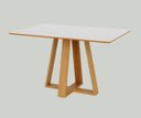 Ver imagem 1 de Mesa 135cm - Off White/freijo - Tm86