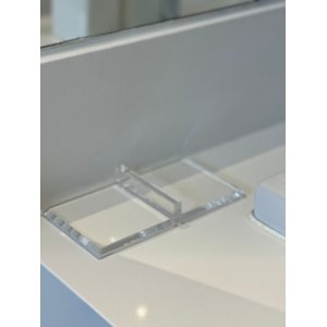 Mini Bandeja Retangular para Lavabo 2 Divisórias