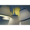 Ver imagem 4 de Lustre Pendente Bebê Mini Chevron Crie Casa Cinza e Amarelo