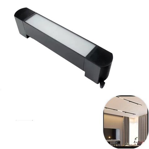 Luminária Led Difusa Linear para Trilho 10w Preto