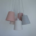 Ver imagem 3 de Lustre Pendente Quarto Bebê Estampas Rosa e Azul