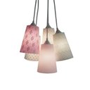 Ver imagem 3 de Lustre Pendente Quarto de Menina Rosa e Cinza