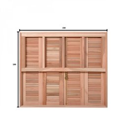 Janela Guilhotina com Ferragem Je821 Esel 100x150x12cm - 3