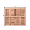 Janela Guilhotina com Ferragem Je821 Esel 100x150x12cm - 3