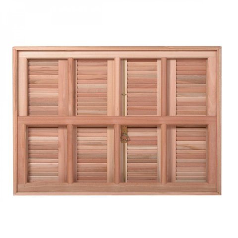 Janela Guilhotina com Ferragem JE821 Esel 100x150x12cm Marrom