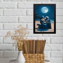 Ver imagem 1 de Quadro Decorativo Iemanjá e Ogum 33x24cm - com Vidro:moldura Branca