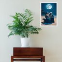 Ver imagem 2 de Quadro Decorativo Iemanjá e Ogum 33x24cm - com Vidro:moldura Branca