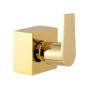 Ver imagem 1 de Acabamento para Chuveiro Registro 1.1/4 1.1/2 50mm Alavanca Quadrado Dourado Brilhante Banheiro Padr