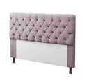 Ver imagem 1 de Cabeceira Mirage Para Cama Box Solteiro 100cm Com Capitonê Suede:Rose