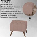 Ver imagem 3 de Puff Puf Para Sala Pes Madeira Trit Veludo SL 949 Peer