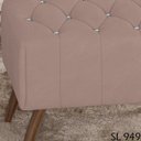 Ver imagem 5 de Puff Puf Para Sala Pes Madeira Trit Veludo SL 949 Peer