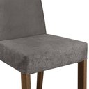 Ver imagem 7 de Kit 2 Cadeiras de Jantar 4255 Rustic/silver Madesa