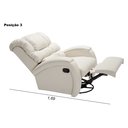 Ver imagem 5 de Poltrona Reclinável Imperial Zero Wall com Balanço e Giro Corano:gelo 308