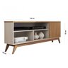 Rack para TV até 55 Polegadas 1 Porta Retrô Malbec Germai - 3
