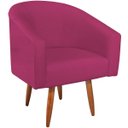 Ver imagem 5 de Poltrona Decorativa Jade Design Moderno Sala de Estar Quarto Escritório Confortável Luxo Pés Palito