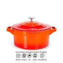 Ver imagem 1 de Panela Caçarola Revestimento Antiaderente Cerâmico com Alças de Silicone 20cm - Le Cook
