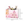 Organizador Baú Infantil Caixa para Brinquedo com Rodízio Multiuso Lara:rosa/princesa - 3