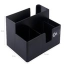 Ver imagem 4 de Kit 20 Porta Sachês Guardanapo Açúcar Organizadores Bancada Preto
