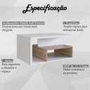 Ver imagem 3 de Mesa de Centro 1 Nicho e 1 Prateleira B92 Branco Montana Novam