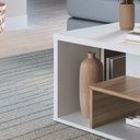 Ver imagem 5 de Mesa de Centro 1 Nicho e 1 Prateleira B92 Branco Montana Novam