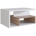 Ver imagem 1 de Mesa de Centro 1 Nicho e 1 Prateleira B92 Branco Montana Novam