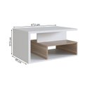 Ver imagem 4 de Mesa de Centro 1 Nicho e 1 Prateleira B92 Branco Montana Novam