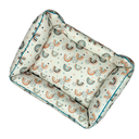 Ver imagem 2 de Cama para Cachorros Retangular 100% Impermeável Off White Proteção Antialérgica e Espaçosa Duz Pets