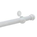 Ver imagem 1 de Kit Varão e Suportes 2 Metros 28 Mm - Branco