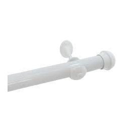 Kit Varão e Suportes 2 Metros 28 Mm - Branco - 1