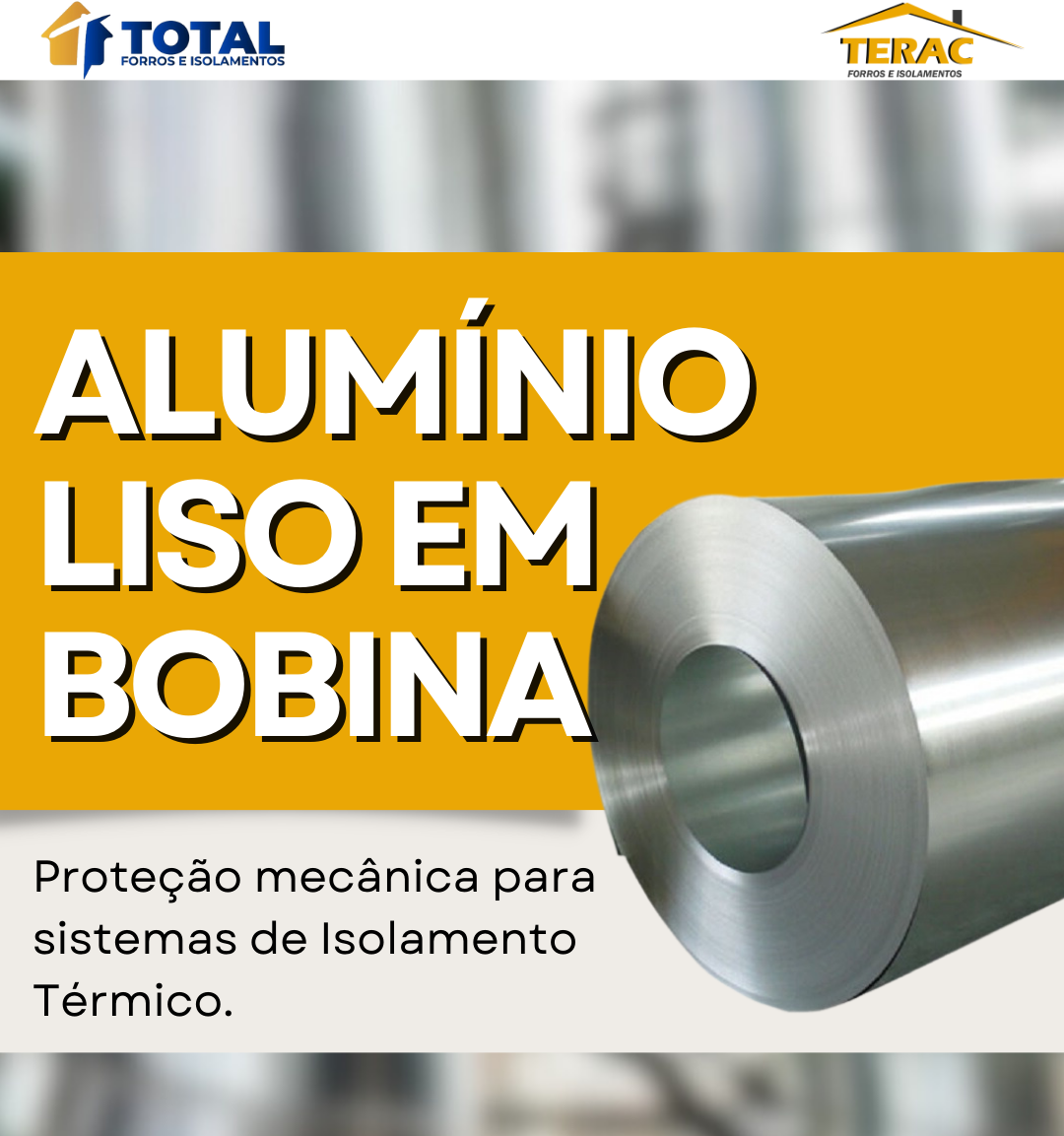 Aluminio Liso Esp. 0,7mm - Bobina com 20m2