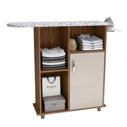 Tábua de Passar Roupa Miami com 1 Porta e Nicho Freijo/baunilha - 1